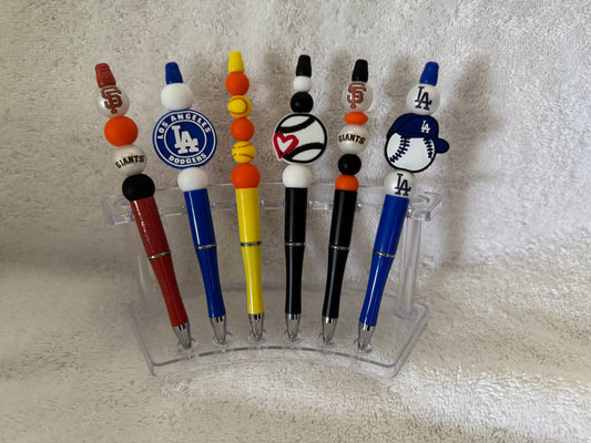 Handmade "Baseball" Themed Pens