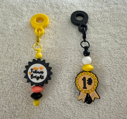 Handmade Graduation Tumbler Straw Charms