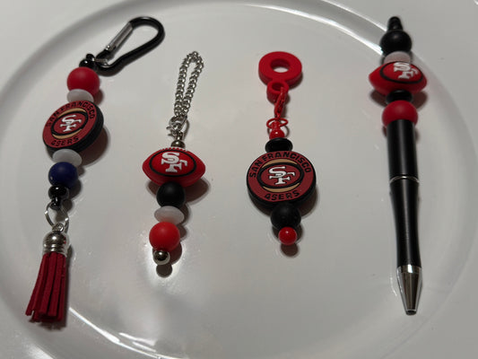 Handmade 49er’s silicone charms